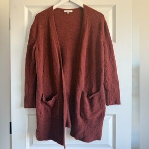 Madewell Kent Cardigan Sweater in Coziest Yarn Wool Alpaca Blend